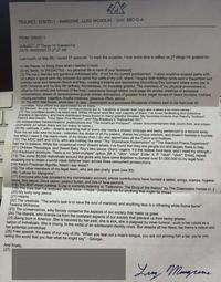 #33 TRULINCS 52503511-MANGIONE, LUIGI NICHOLAS - Unit: BRO-G-A K FROM: 52503511 SUBJECT: 27 Things I'm Grateful For DATE: 06/03/2025 07:27:27 AM Last month, on May 6th, I turned 27 years old. To mark the occasion, I took some time to reflect on 27 things I'm grateful for: (1) My friends, for being there when I needed it most. (2) My family, for [REDACTED - my personal life is none of your business!] (3) The many talented and generous individuals who - if not for my current predicament - I never would've crossed paths with. (4) Letters. I spend each day between the same four walls of my unit, where I receive both holiday cards sent in December and birthday cards sent between March and May, creating a bizarre and disorienting Groundhog Day scenario where every day is both Christmas and my May 6th birthday. Nonetheless, I'm incredibly grateful. The monotony of my physical environment is offset by the variety and richness of the lives I experience through letters: multi-page life stories, retellings of workplace conversations, stream of consciousness journal entries. Admissions of greatest fears, eager recaps of recent triumphs, mothers reliving senseless tragedies. Soulful creations, generous offers, advice. (5) The MDC Mail Room, which has to date - photocopied and processed thousands of letters sent to me from over 40 countries. Your efforts are appreciated by so many. (6) Memes. As one of my wisest correspondents put it: "Laughter is louder than logic and makes a lot more sense." (7) The countless books I've been sent. While I'll never read the vast majority of them, I've loved facilitating this collective practice in tsundoku, and have distributed these books to many grateful inmates. My favorites include Ayn Rand's "Anthem". Patrick Bet-David's "Your Next Five Moves", and Ray Bradbury's "Fahrenheit 451". (8) Independent media/creators: publications like "The American Prospect", citizen documentarians like Joomi Kim, and citizen journalists (of which there are too many to name.) (9) My cellmate J, who despite spending half of every day inside a shared birdcage and being sentenced to a decade away from his six kids who he loves - tolerates the clutter of all my papers, shares his unique wisdom, and doesn't hesitate to humble me when I need it. He reads more of my books than I do, and appreciates all the Calvin and Hobbes. (10) The MDC staff and CO's, who are nothing like what "The Shawshank Redemption" or "The Stanford Prison Experiment" had me to believe. While the occasional minor dissent arises, I've found that they are people too and largely there to help. (11) Chicken Thursdays, and Sweet Baby Ray's bbq sauce. (Sorry vegans. It's the realest food here, and I need my strength.) (12) Keyboard shortcuts. There is no "print multiple" option. [M A "click click Enter XP click "click" Enter], repeat. (13) The some 30,000 individuals around the globe who have come together to donate over $1,000,000 to my legal fund. enabling me to retain a world class defense team across three concurrent prosecutions. (14) Karen Friedman Agnifilo. Need I say more? (15) The other members of my legal team, who are also pretty great (see #3). (16) "Latinas for Mangione". (17) Everyone who has donated to my commissary account, whose contributions have funded a tablet, songs, stamps, hygiene items, bbq sauce, Goya sazon, peanut butter, and lots of tuna packets. (18) The BOP music catalog. [Luigi is currently listening to "Television: The Drug of the Nation" by The Disposable Heroes of...] (19) The trials that I've endured, which have - I hope - prepared me for anything that might lie ahead. (20) My lucky long sleeve. (21) Hearts. (22) The creatives. "The artist's task is to save the soul of mankind; and anything less is a dithering while Rome burns" - Terence McKenna. (23) The conservatives, who fiercely conserve the aspects of our society that make us great. (24) The liberals, who liberate us from the outdated aspects of our society that prevent us from being greater. (25) Being born in America. She is haunted by her past, she is sick, she is plagued by inner turmoil - such is her nature as a nation of individuals. She is young, in the midst of an adolescent identity crisis. But despite all her flaws, her frame is robust and her potential unmatched. (26) Free speech, the basis of our way of life. "When you tear out a man's tongue, you are not proving him a liar, you're only telling the world that you fear what he might say" - George. And finally, (27) Luz Mangrove