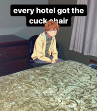 every hotel got the cuck hair