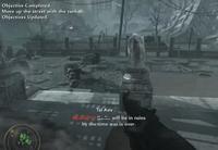 Objective Completed. Move up the street with the tanks, Objectives Updated. Tel Aviv REZNOV Berlin will be in ruins by the time war is over.