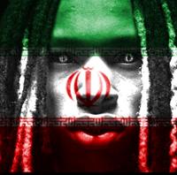X user @starlyro posted a graphic showing the "King Von Stare":https://knowyourmeme.com/memes/king-von-anti-piracy-screen-king-von-stare meme with the Iran flag edited onto it. The post gathered over 129,000 likes in four days.