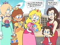 What the F---, why does your younger counterpart get to be older than all of ours?! H--------, what the hell are those?! LWB