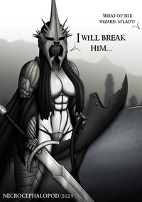 NECROCEPHALOPOD/2025 WHAT OF THE WIZARD, M'LADY? I WILL BREAK HIM...