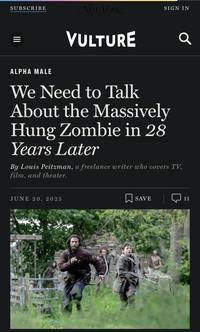 28 Years Later Hung Alpha Zombie: Image Gallery | Know Your Meme