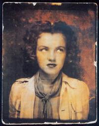 A Photo Booth shot of Norma Jeane Baker, before she was Marilyn Monroe, 1938