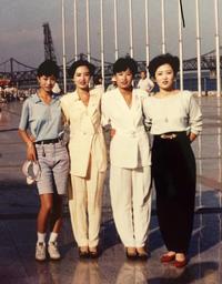 A mom and her friends, China circa 1994.
