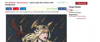 Fire Emblem: Three Houses - seiros, plus tiny cichol in the background +2 2 Share Save Tweet Like us on Facebook! PROTIP: Press the and→→ keys to navigate the gallery, 'g' to view the gallery, or 'r' to view a random image. + Add an Image Image Details Like 1.8M 0 views (0 from today) Uploaded a day ago Origin Entry Fire Emblem: Three Houses Advertisement