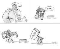 CLIK CLOK RAZY ZAZ Journey CLIK CLOK - NGH! @YINCRESCENT -CREAK -CREAK HMM... 0 し