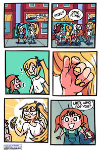 CHECK OUT THE RENEWED SUBREDDIT: RRD REDDIT.COM/R/SHENCOMIX G CAFE MIKU!! OMG MIKU! 00 LADY, WHO ARE YOU?