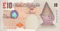 X user @gunschilli tweeted an image of the "Gnome Child":https://knowyourmeme.com/memes/gnome-child from _Runescape_ in response to a BBC tweet announcing that the Bank of England is taking suggestions for a banknote redesign.