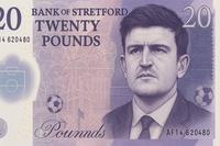 X user @utdbelles tweeted an AI-generated 20-pound banknote featuring Manchester United player Harry Maguire. The post gathered over 13,000 likes in a day.