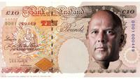 X user @AnfieldRd96 posted a ten-pound note featuring British football coach Arne Slot, gathering over 4,000 likes in a day.