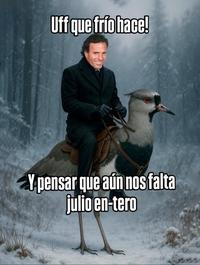 Uff que frío hace! Y pensar que aún nos falta julio en-tero