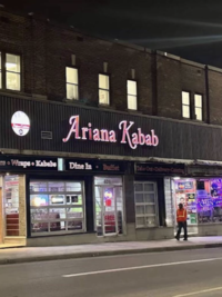 A photo of a business called "Ariana Kebab," which resembles the name of the American popstar "Ariana Grande":https://knowyourmeme.com/memes/people/ariana-grande. The post was a part of a mid-2025 "TikTok":https://knowyourmeme.com/memes/sites/tiktok trend.