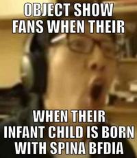 OBJECT SHOW FANS WHEN THEIR WHEN THEIR INFANT CHILD IS BORN WITH SPINA BFDIA