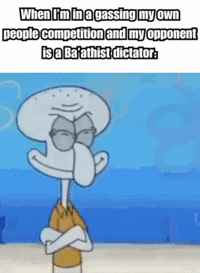 When I'm in a gassing my own people competition and my opponent is a Ba'athist dictator: