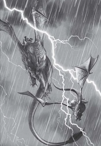 my favourite moment in the dance is when luke and aemond switch dragons for a fun game of tag | /r/F...