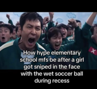 A "meme":https://knowyourmeme.com/memes/memes from "TikTok":https://knowyourmeme.com/memes/sites/tiktok using the image of "Seong Gi-hun":https://knowyourmeme.com/memes/seong-gi-huns-id-photo (Player 456) cheering and celebrating with a group of players in "_Squid Game_":https://knowyourmeme.com/memes/subcultures/squid-game season 2.