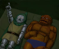Akuma Hakase ('Demon Doctor') was the name used for Doctor Doom in the Japanese dub of the late 1960's Fantastic 4 animated series. He was given a comical Nagoya accent (which many Japanese people consider hard to understand) and has since become a meme on the Japanese side of the internet.
<iframe width="560" height="315" src="https://www.youtube.com/embed/qAMI9Ly4TWo?si=A3BiiYHhdUngn4X5" title="YouTube video player" frameborder="0" allow="accelerometer; autoplay; clipboard-write; encrypted-media; gyroscope; picture-in-picture; web-share" referrerpolicy="strict-origin-when-cross-origin" allowfullscreen></iframe>