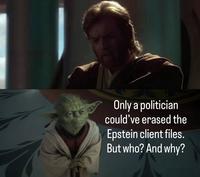 Only a politician could've erased the Epstein client files. But who? And why?