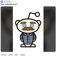 Redditor u/aaronp613 and r/notinteresting moderator posted a version of the subreddit mascot resembling the John Interview meme. The post gathered over 12,000 upvotes in three days.