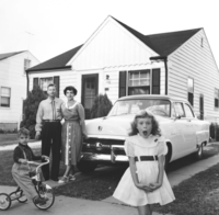 An American family in Michigan, 1954