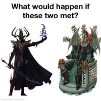 What would happen if these two met? made with mematic