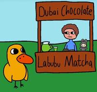 Dubai Chocolate Labubu Matcha