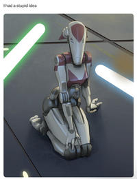 I had a stupid idea