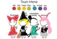 Touch Meme NO Ehh. Maybe Okay Yes PLEASE Ask (Best) Immediate Strangers Frends Family Partner