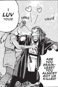 I LUV YOUS! จ SMOOCH G ARE YOU BRAIN- LESS? YOU ALMOST GOT US KILLED! SMOOCH