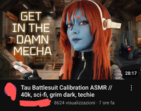 GET IN THE DAMN MECHA Tau Battlesuit Calibration ASMR // 40k, sci-fi, grim dark, techie · 8624 visualizzazioni · 7 ore fa 28:17