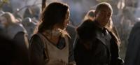 I wonder what's going through Roose's head, watching Talisa interrupt him whenever he's having a ser...