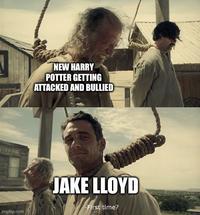 imgflip.com NEW HARRY POTTER GETTING ATTACKED AND BULLIED JAKE LLOYD -First time?