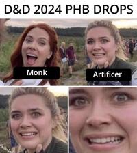 D&D 2024 PHB DROPS The ShireDwe Monk Artificer