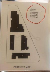 4 2 3 LEGEND 1- Building 4 2- Building 3 3- Building 1 4- Building 2 PROPERTY MAP
