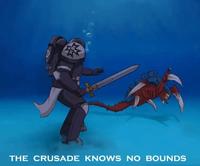 THE CRUSADE KNOWS NO BOUNDS