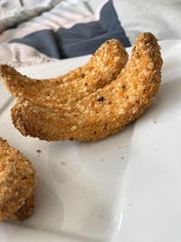 These chicken strips curled up