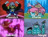 Tzeentch 9 W Khorne Slaanesh Nurgle