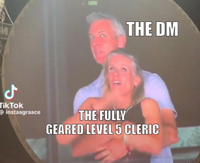 M ل THE DM TikTok @instaagraace THE FULLY GEARED LEVEL 5 CLERIC