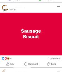 5h 4 Sausage Biscuit Like Comment 1 comment Send ...