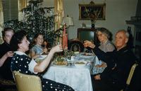 A family supper, 1950s