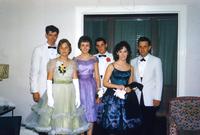 Couples going to prom, 1960s
