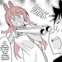 I'M TOO SHY TO EXPRESS MY LOVE, SO I'M JUST GONNA KILL YOU INSTEAD. SHAK