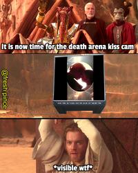 It is now time for the death arena kiss cam @fresh.pince *visible w--⭑