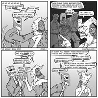 NO NO NO NO NO NO. YOU WERE SUPPOSED TO BE GOOD! EXCUSE ME? WHY?! WHY WOULD YOU WANT TO KILL YOUR PARENTS?! 0 7/ THOSE SLAVE TRADER BASTARDS TOLD EVERYONE I WAS INSANE AND LEFT ME TO DIE IN AN ASYLUM FOR EIGHT YEARS! I WAS A CHILD! THEY TRIED TO LOBOTOMIZE ME! " THE WEEKLY ROLL #182 AND YOU DARE TO- DAMN. I GENUINELY DIDN'T KNOW ANY OF THAT. THAT'S REALLY MESSED UP. @CME_T LINKTR.EE/CME_T OH SORRY. YOU WEREN'T THERE WHEN WE HAD "TEQUILA AND CHILDHOOD TRAUMA NIGHT". YEAH. APPARANTLY TREVORS MOM WAS A BADGER? YOU REALLY NEED TO GO DRINKING WITH US MORE. DID YOU KNOW GROGNAS PARENTS ARE ALIVE, HAPPILY MARRIED AND RUNNING A BAKERY IN NOTTHENSHIRE? F-----' WHAT?!