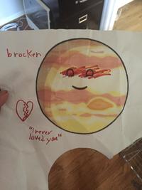 brocken "I never loved you"