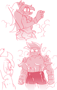 She wearing spats btw