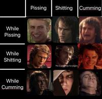 While Pissing While S------- While C------ Pissing S------- C------ This is where the fun begins.