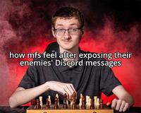 how mfs feel after exposing their enemies' Discord messages