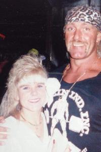 Hulk Hogan and a fan, 1980s